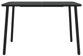 5 pcs conjunto de jantar para jardim aço antracite