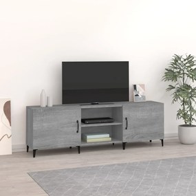 Móvel de TV 150x30x50 cm derivados de madeira cinzento sonoma