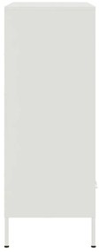 Móvel alto 68x39x101,5 cm aço branco