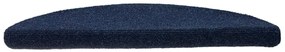 Tapetes escada autoadesivos 10 pcs 56x17x3 cm azul-marinho