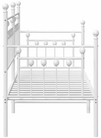 Estrutura de Cama Dia Branca 80x200 cm Aço