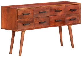Aparador 110x30x59 cm madeira de mangueira maciça
