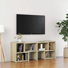 Móvel de TV 104x30x52 cm derivados de madeira carvalho sonoma