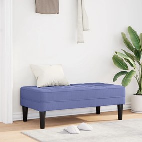 Banco vidaXL Jeans Azul 113x57x39 cm Tecido