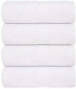 Panos 4 pcs 15x21 cm 360 gsm 100% algodão branco