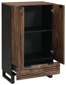 Highboard 60x33.5x100 cm de Madeira Sólida de Manga