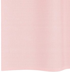 Cortinas de voile com ilhós 2 pcs rosa-claro 140x245 cm