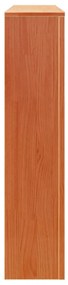 Cobertura de radiador 108,5x19x84 cm pinho maciço castanho cera