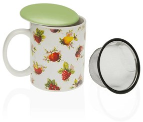 Chávena com Filtro para Infusões Versa Frutas Grés