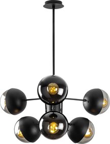 Chandelier Karsor – Preto – 64 x 64 cm