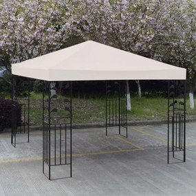 Teto de substituição para tenda (estrutura não incluída) Lona de substituição com velcro 3x3m Bege