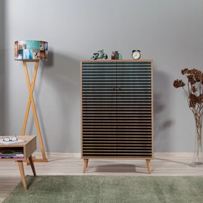 Armário Multiuso Multibox – Carvalho Sonoma – 80x127x36 cm
