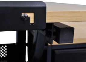 Mesa de desenho inclinável com banco
