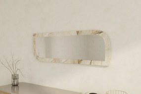 Espelho Arni – Mármore Éfeso – 40x120 cm