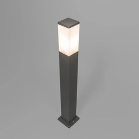 LED Poste de luz inteligente para exterior cinza escuro 80 cm incl. Wifi P45 - Malios Moderno,Design