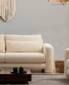 Sofá de 2 Lugares Lily – Bege – 180x97x73 cm