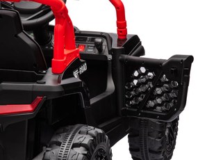 Buggy elétrico para crianças UTV Small 12V Tração traseira, Bateria de 12V, Rodas de plástico, Controlo remoto 2,4 GHz, Leitor de MP3 com entrada USB/