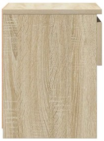 Mesa de cabeceira 40x30x39 cm contraplacado carvalho sonoma