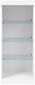 Aparador com luzes LED 41x37x100 cm branco