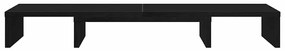 Suporte p/ monitor ajustável 80x24x10,5 cm carvalho preto