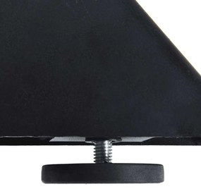 Pé de mesa de jantar em formato de aranha, antracite, 85x85x(72-73) cm