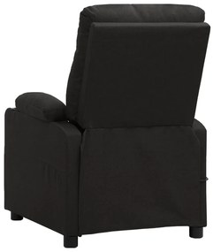 Poltrona de massagens elétrica tecido preto