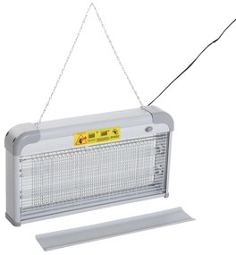 Lâmpada Elétrica Anti-Mosquito Profissional Lâmpada Anti-mosquito Elétrico 30W Área 60m² com Luz UV para Exterior e Interior
