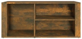 Sapateira 100x35x45 cm derivados de madeira carvalho fumado