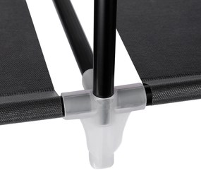 Guarda Roupa grande em tecido 150 x 175 x 45 cm Preto
