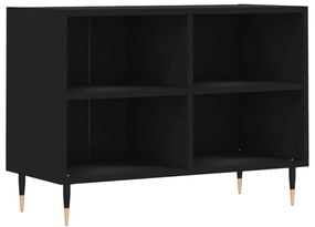 Móvel de TV 69,5x30x50 cm derivados de madeira preto