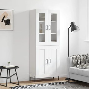 3198345 vidaXL Armário alto 69,5x34x180 cm derivados de madeira branco