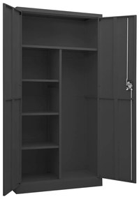 Cacifo 90x40x180 cm aço antracite