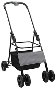 Carrinho de Pet Dobrável Cinzeto 81 x 47 x 99 cm Tecido Oxford