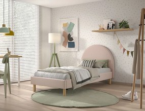 Cama Infantil MOON 90x200 + Estrado Rosa
