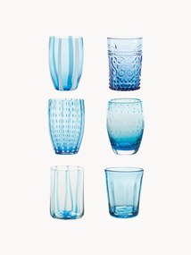 Copos artesanais Melting Pot, conjunto de 6