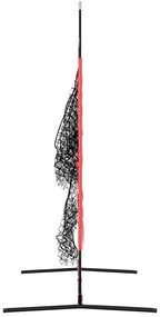 Beisebol &amp; Softbol Preto 214.5 x 89.5 x 181 cm Poliéster