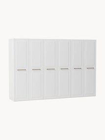 Roupeiro modular com portas articuladas Charlotte, L 300 cm, vários tamanhos