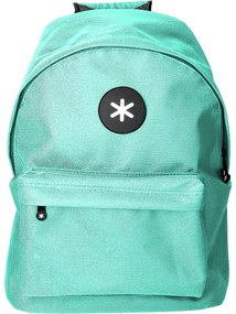 Mochila para Portatil 14,1\" Antartik com Pega e Bolsos com Fecho Cor Verde Menta 310x160x410 mm