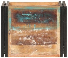 Mesa de apoio 40x30x40 cm madeira recuperada maciça