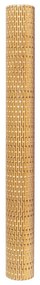 Tela de varanda 400x80 cm vime PE castanho-claro