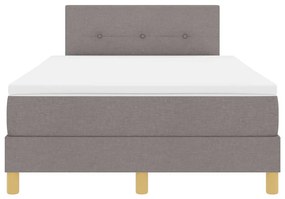 Cama Box com Colchão Taupe 120x200 cm Tecido