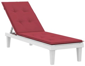 Almofadão p/ cadeira de terraço (75+105)x50x4 cm vermelho tinto