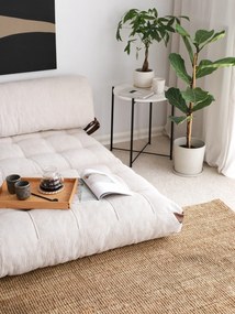 Sofá-Cama 2 Lugares Fold – Branco – 120x79x75 cm