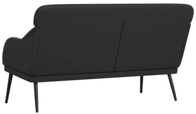 Banco 110x76x80 cm couro artificial preto