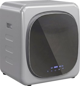 HOMCOM Máquina de Secar Roupa de Exaustão 4 kg 800 W com Ecrã Tátil, Controlo de Tempo e Temperatura, Função Anti-rugas, Prata | Aosom Portugal