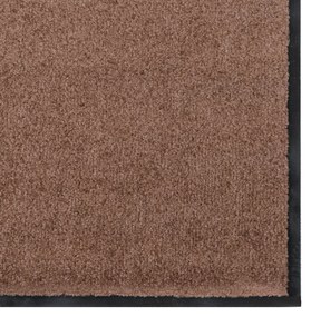 Capacho Retangular vidaXL Castanho 120x250 cm