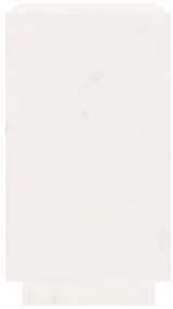 Garrafeira 55,5x34x61 cm madeira de pinho maciça branco