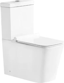 Mexen Cube sanita compacta com assento de queda lenta, branco - 31014000