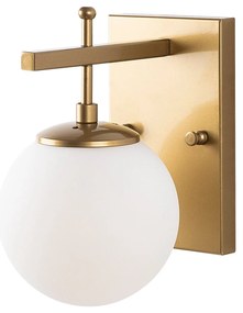 Lâmpada de Parede Zahar – Dourado – 15 x 20 x 15 cm