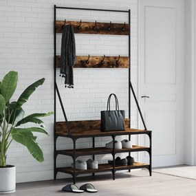 Conjunto de Entrada - Bengaleiro c/ arrumação de calçado 100x40x184cm